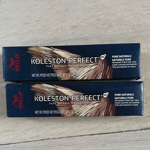 Wella Koleston Perfect me+Pure Naturals Hair l2/0 Darkest Brown Natural X 2-2oz